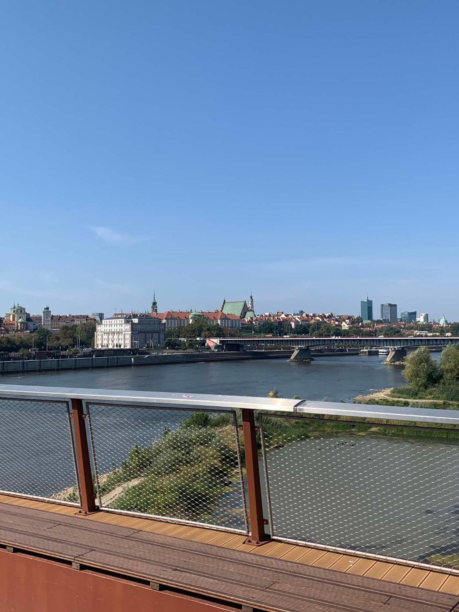 Apartament Nad Wisla Spacerem Do Centrum I Starego Miasta Warschau Exterior foto