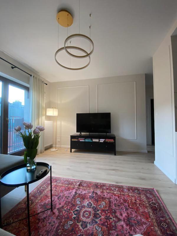 Apartament Nad Wisla Spacerem Do Centrum I Starego Miasta Warschau Exterior foto